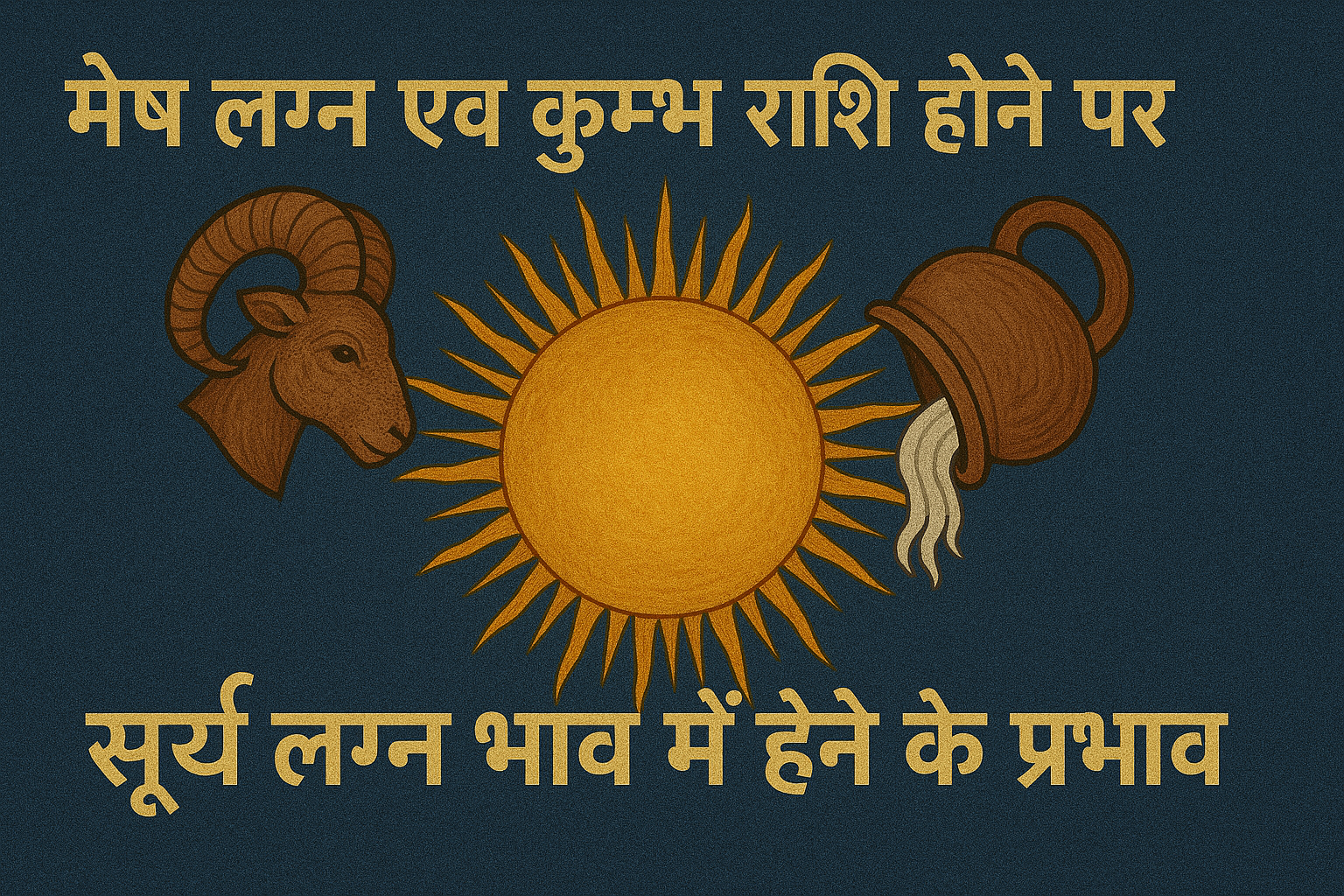 You are currently viewing Effects of the Sun in the Ascendant House for Aries Ascendant and Aquarius Moon Sign.