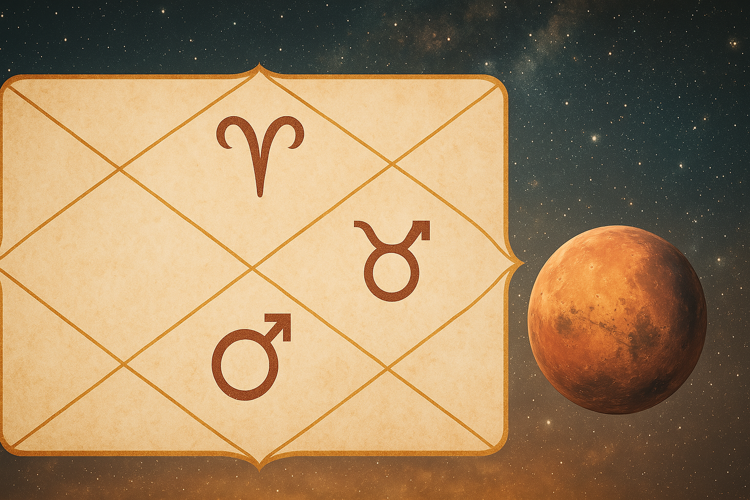 Effect of Ascendant Lord Mars Placed in the Ascendant in Aries Ascendant.